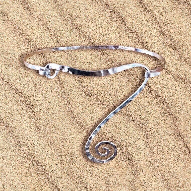 Silver Spiral Bracelet