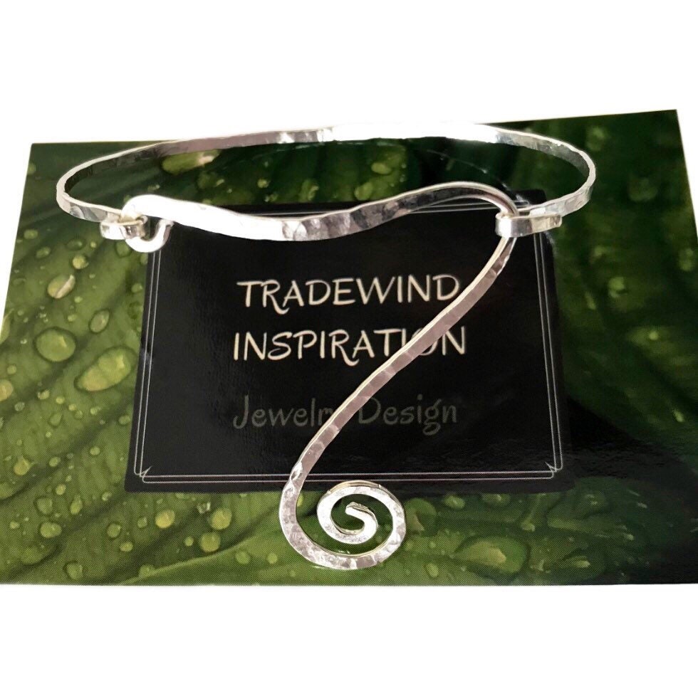 Silver Spiral Bracelet