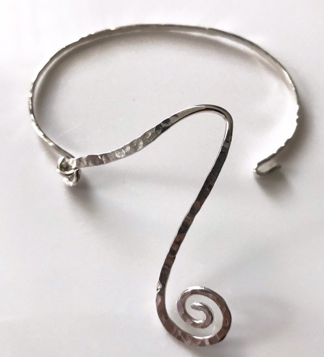 Silver Spiral Bracelet