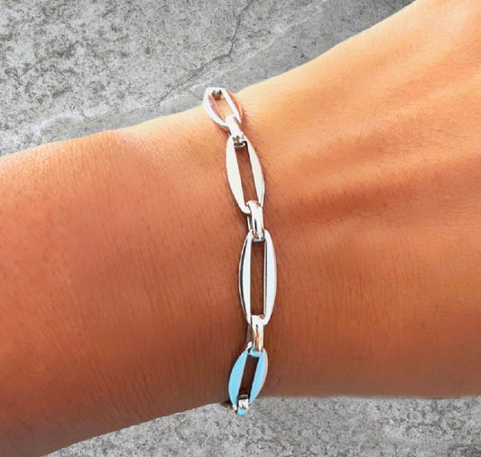 Chain Link Stainless Steel Bracelet