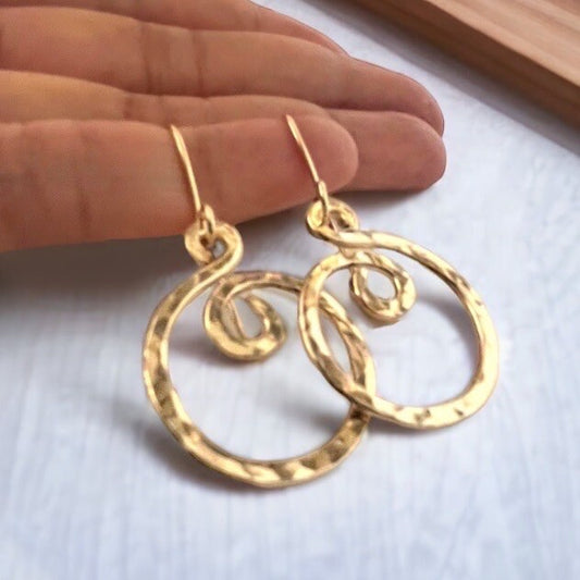 14K Gold Filled Hoop Earrings